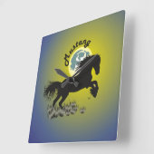 Mustang Pferdeliebhaber Uhr Vierkante Klok (Hoek)