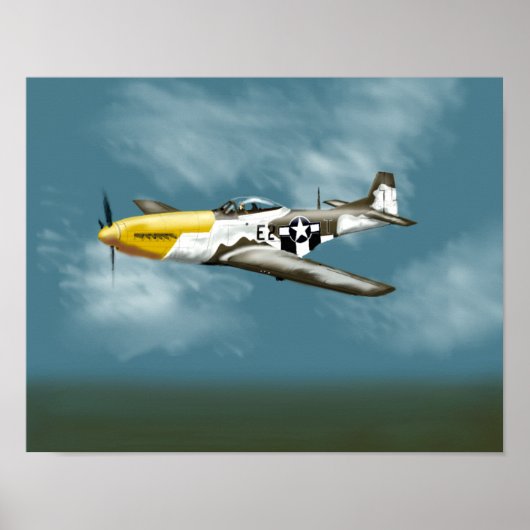 Mustang-Poster Poster (Voorkant)