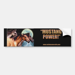 MUSTANG POWER Bumper CP Bumpersticker