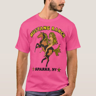 Mustang Ranch Retro Nevada Tourist Souvenir T-shirt