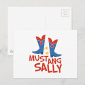 Mustang Sally Briefkaart (Voorkant / Achterkant)