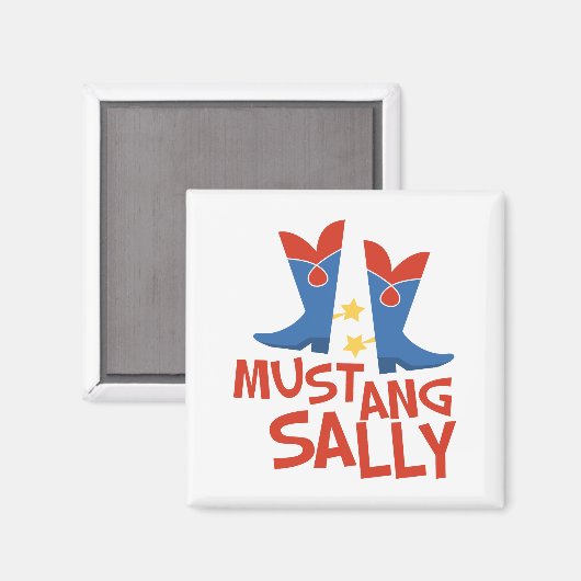 Mustang Sally Magneet (Voorkant / Achterkant)