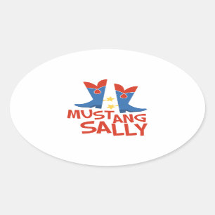 Mustang Sally Ovale Sticker