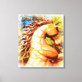 mustang stallion canvas afdruk (Voorkant)