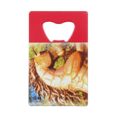 mustang stallion creditkaart flessenopener (Achterkant)