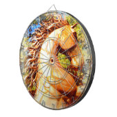 mustang stallion dartbord (Voorkant Rechts)