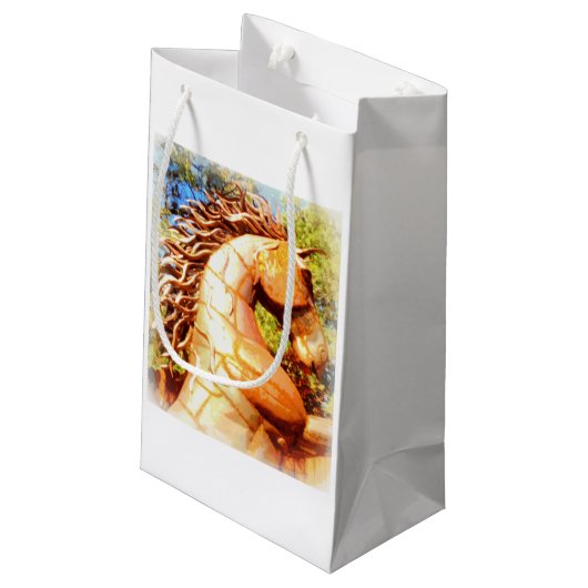 mustang stallion klein cadeauzakje (Achterkant Gekanteld)