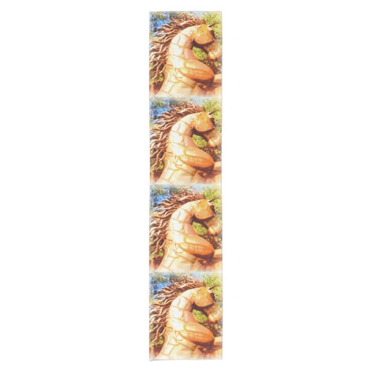 mustang stallion korte tafelloper (Voorkant)