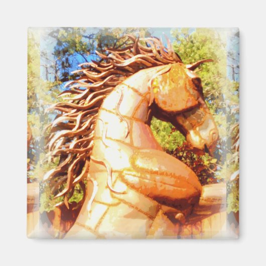 mustang stallion magneet (Voorkant)