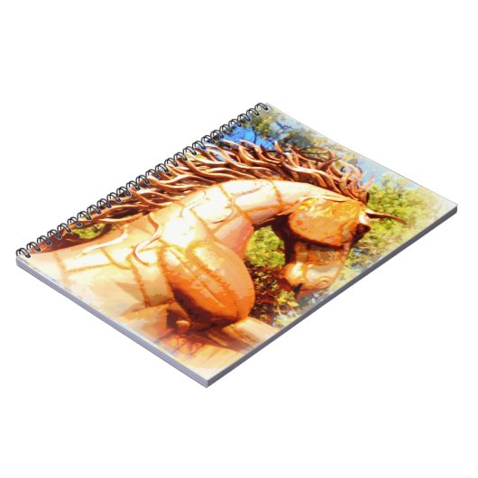 mustang stallion notitieboek (Linkerzijde)