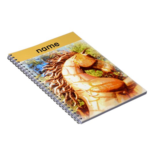 mustang stallion notitieboek (Rechterzijde)