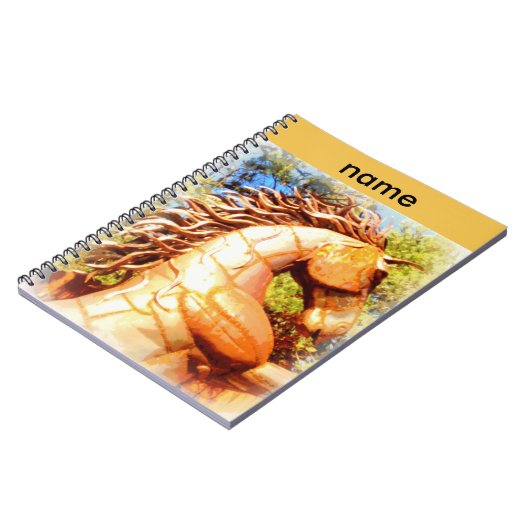 mustang stallion notitieboek (Linkerzijde)