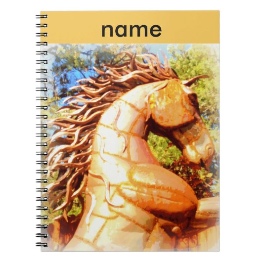 mustang stallion notitieboek (Voorkant)