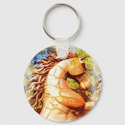 mustang stallion sleutelhanger (Voorkant)