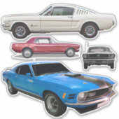 MUSTANG STICKERS (Voorkant)
