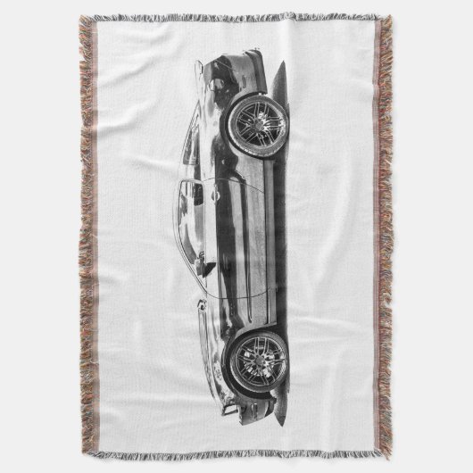 Mustang Throw Blanket Deken (Voorkant Verticaal)