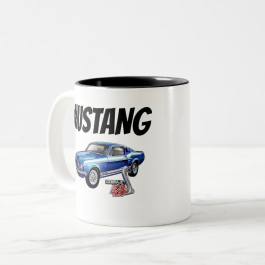 Mustang Two-Tone koffiemok Tweekleurige Koffiemok (Voorkant links)