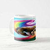 Mustang Unicorn Koffiemok (Voorkant links)