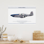 Mustang USA 328FS 1 Poster (Keuken)