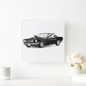 Mustang Vierkante Klok (Huis)