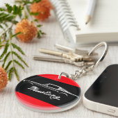 Mustang, want, sleutelhangers van acryl (Voorkant Rechts)