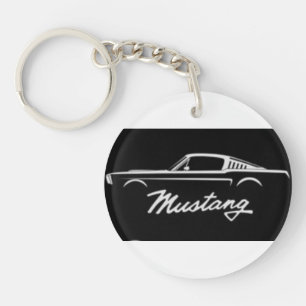 Mustang, want, sleutelhangers van acryl
