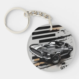 Mustang, want, sleutelhangers van acryl