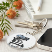 Mustang, want, sleutelhangers van acryl (Voorkant Rechts)