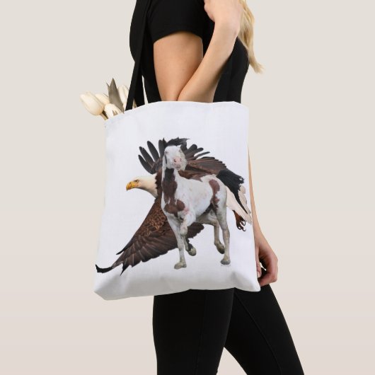 Mustang Wild Totebag "Freedom Flight" Tote Bag (Dichtbij)