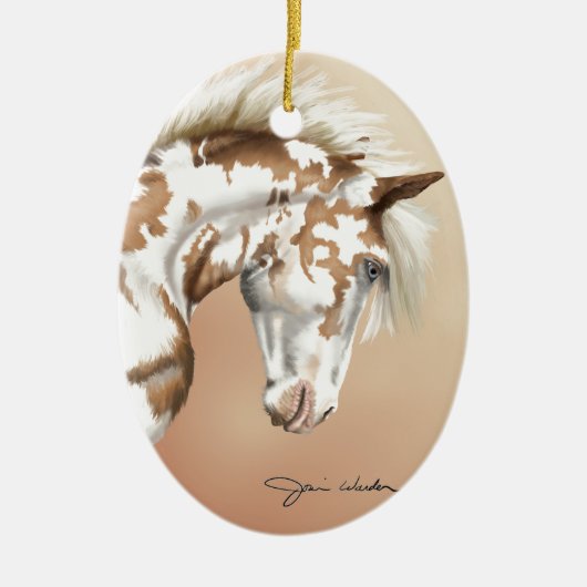 Mustang Wild Xtend Keramisch Ornament (Voorkant)