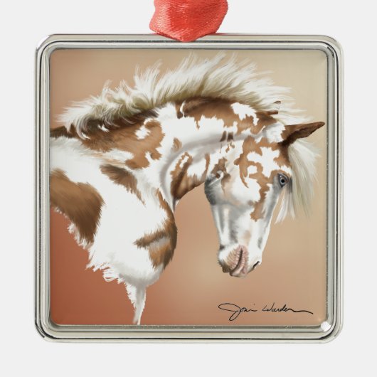 Mustang Wild Xtend Metalen Ornament (Voorkant)