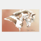 Mustang Wild Xtend Rechthoekige Sticker (Voorkant)