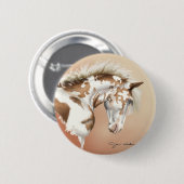 Mustang Wild Xtend Ronde Button 5,7 Cm (Voorkant /achterkant)
