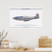 Mustang Zwitserland 1 Poster (Keuken)