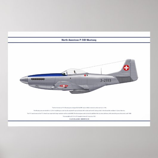 Mustang Zwitserland 1 Poster (Voorkant)