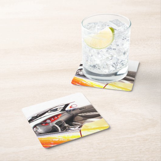 Mustange Kartonnen Onderzetters (Insitu)