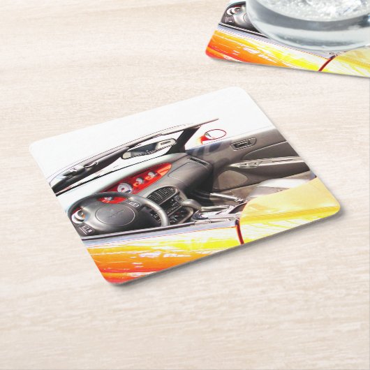 Mustange Kartonnen Onderzetters (Schuin)