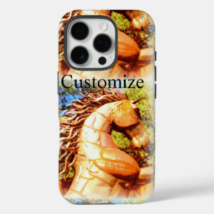 mustanghengsten iPhone 16 pro hoesje