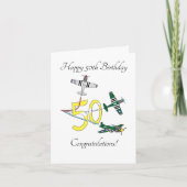 Mustangs 50ste verjaardag Kaart (Voorkant)