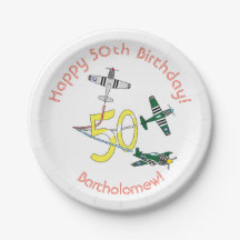 Mustangs 50th Birthday Paper Bord