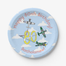Mustangs 80th Birthday Blue Sky Paper Bord