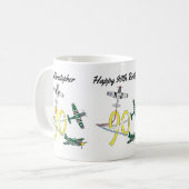 Mustangs 90e verjaardag koffiemok (Voorkant links)