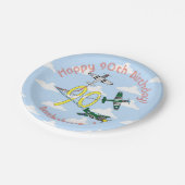 Mustangs 90th Birthday Blue Sky Paper Bord (Gekanteld)