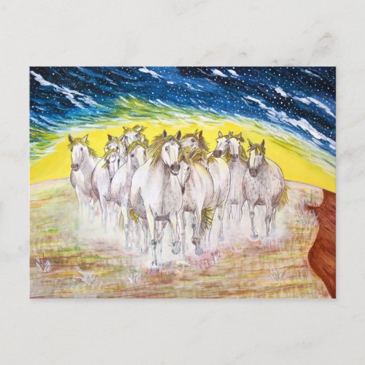 MUSTANGS BRIEFKAART (Voorkant)