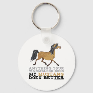 Mustangs doen het beter sleutelhanger