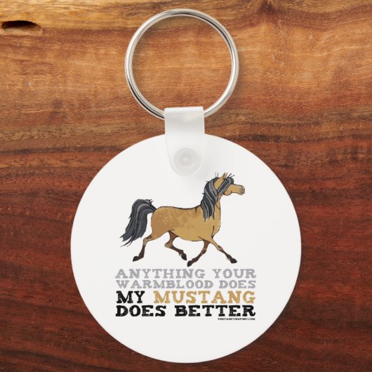 Mustangs doen het beter sleutelhanger (Voorkant)