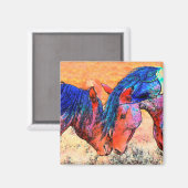 Mustangs Magneet (Voorkant / Achterkant)