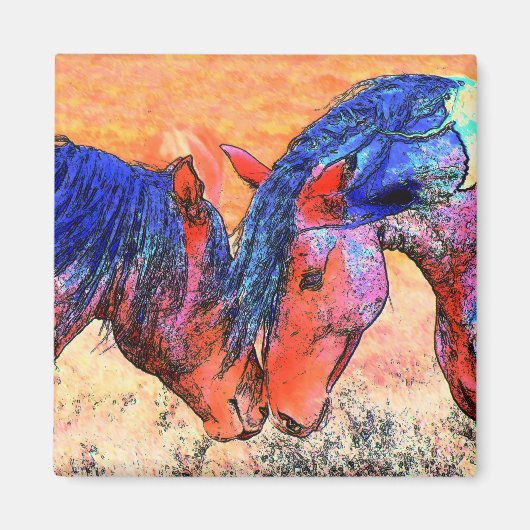 Mustangs Magneet (Voorkant)