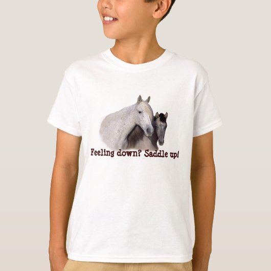 Mustangs Sally & Wilson Kinder Unisex Shirt (Voorkant)