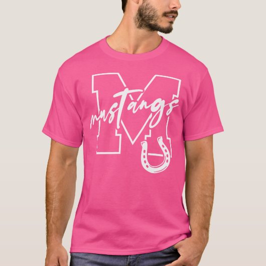 Mustangs T-shirt (Voorkant)